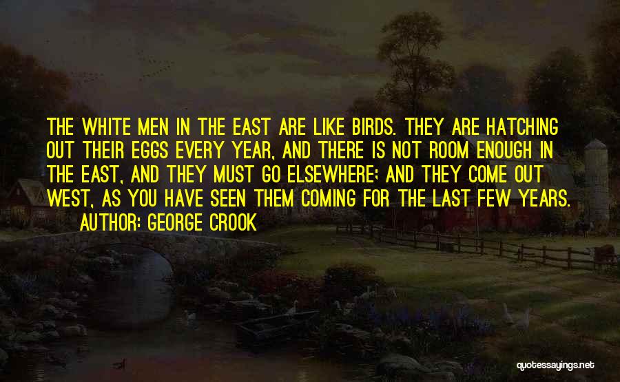 Birds Hatching Quotes By George Crook