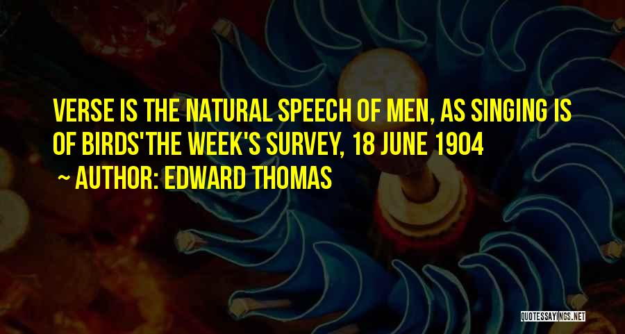 Birds Quotes By Edward Thomas