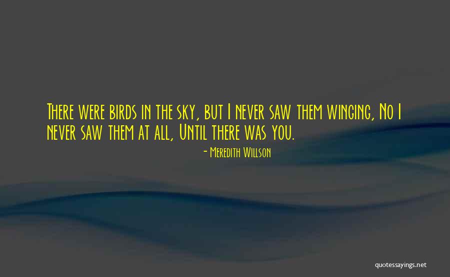 Birds Sky Quotes By Meredith Willson Birds Sky Quotes By Meredith Willson