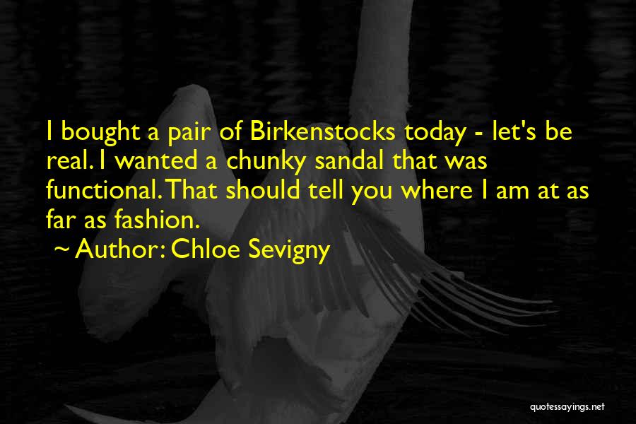 Birkenstocks Quotes By Chloe Sevigny