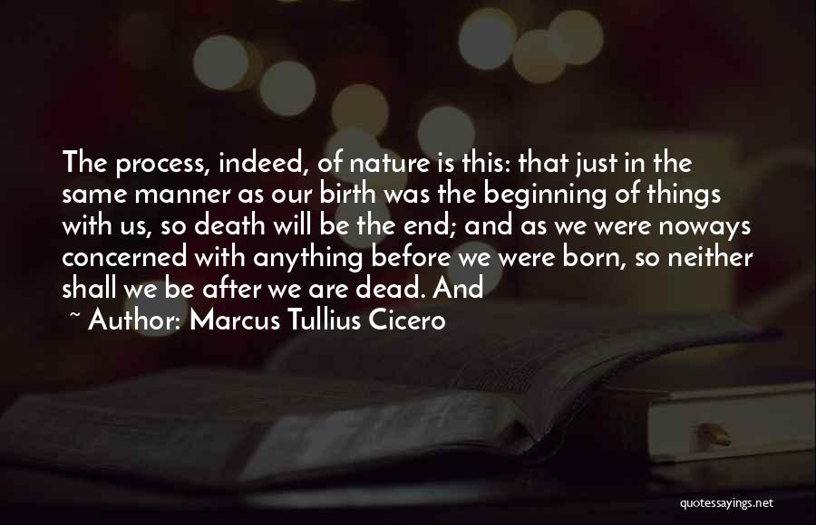 Birth After Death Quotes By Marcus Tullius Cicero