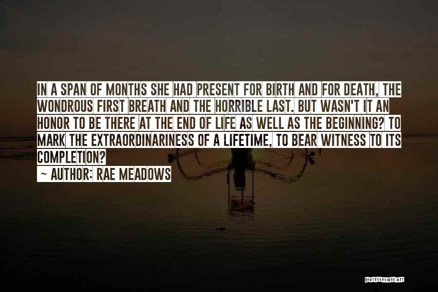 Birth And Death Quotes By Rae Meadows