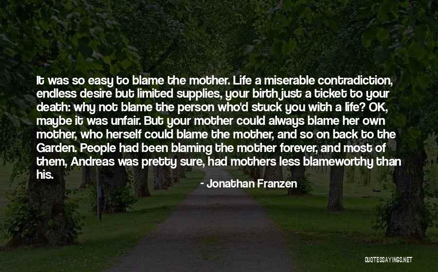 Birth Mothers Quotes By Jonathan Franzen