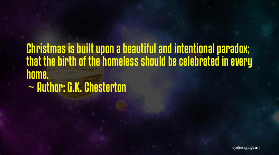 Birth Of Jesus Christ Quotes By G.K. Chesterton