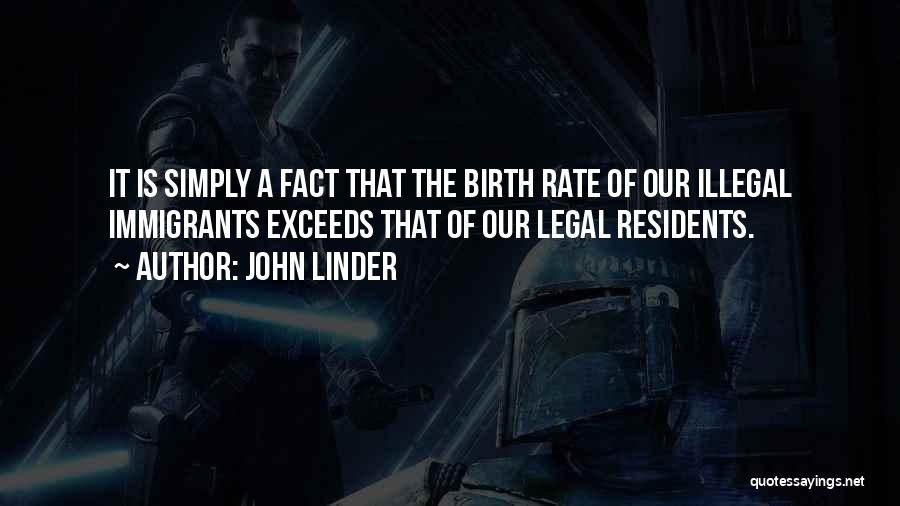 Birth Rate Quotes By John Linder