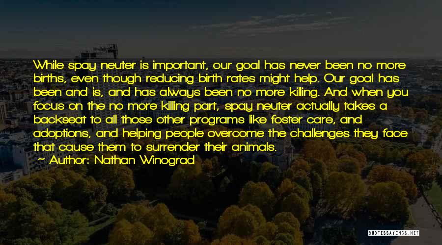 Birth Rate Quotes By Nathan Winograd