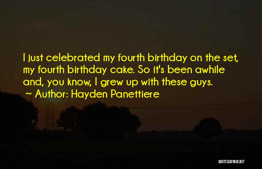 Birthday Cake And Quotes By Hayden Panettiere