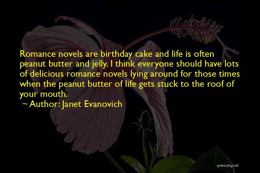 Birthday Cake And Quotes By Janet Evanovich