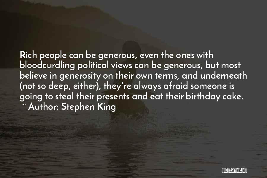 Birthday Cake And Quotes By Stephen King
