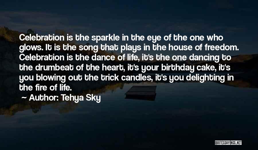 Birthday Celebration Quotes By Tehya Sky