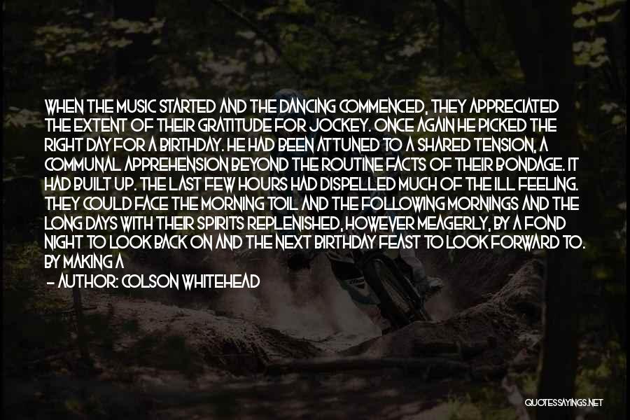 Birthday Gratitude Quotes By Colson Whitehead