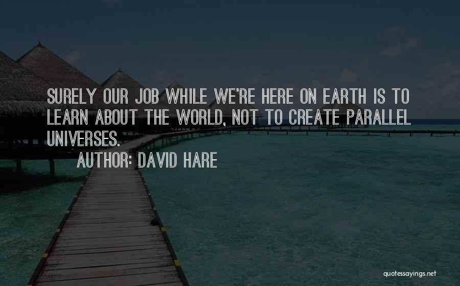 Birthday Occasion Quotes By David Hare