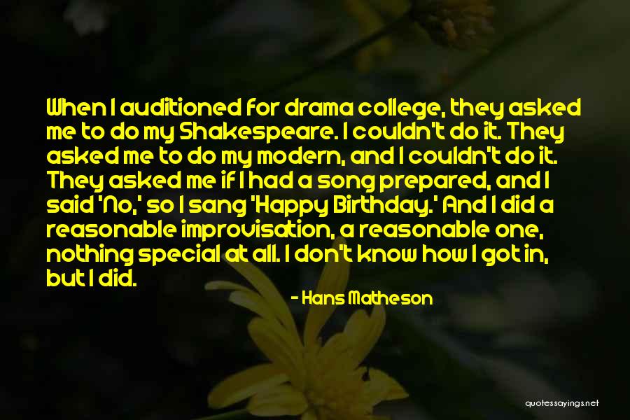 Birthday Wish For Special One Quotes By Hans Matheson Birthday Wish For Special One Quotes By Hans Matheson
