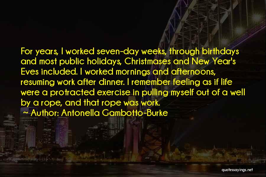 Birthdays And Life Quotes By Antonella Gambotto-Burke