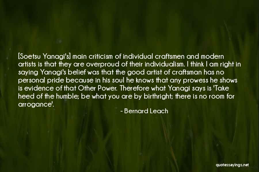 Birthright Quotes By Bernard Leach