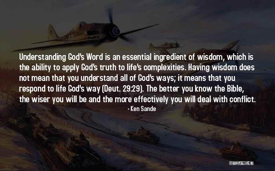 Bisasports Quotes By Ken Sande Bisasports Quotes By Ken Sande