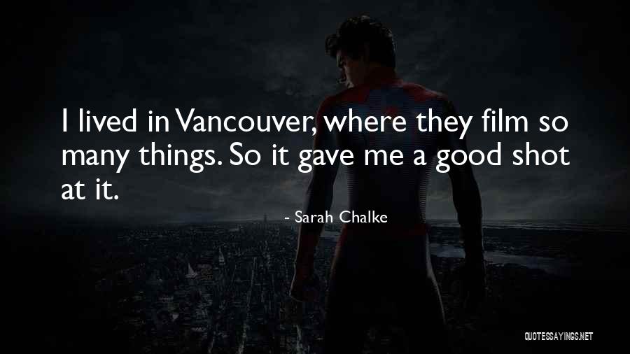 Bisesa Nv Quotes By Sarah Chalke Bisesa Nv Quotes By Sarah Chalke