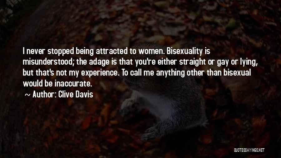 Bisexual Quotes By Clive Davis