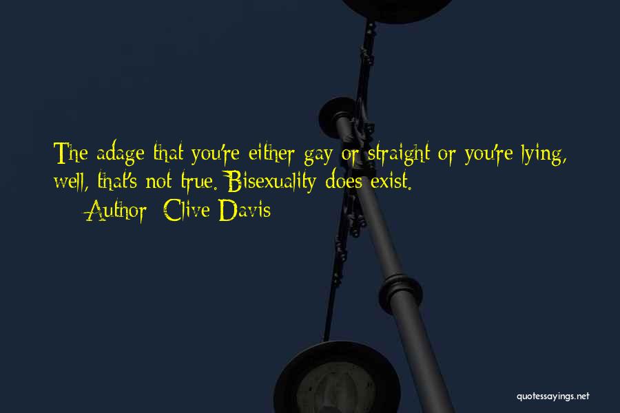 Bisexuality Quotes By Clive Davis
