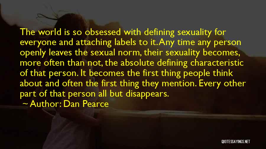 Bisexuality Quotes By Dan Pearce