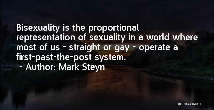 Bisexuality Quotes By Mark Steyn