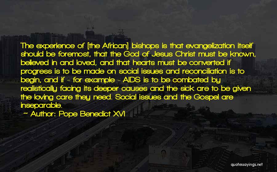 Bishops Quotes By Pope Benedict XVI