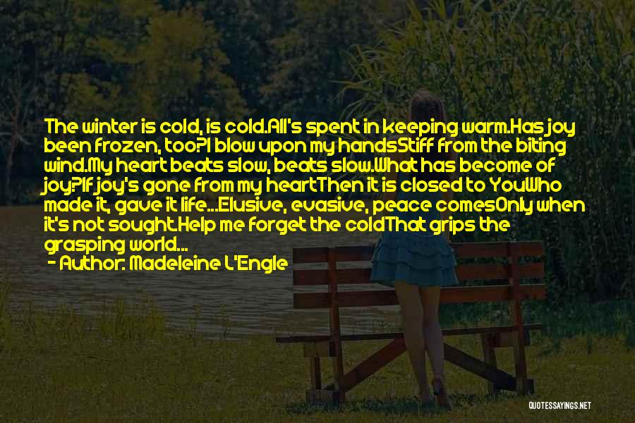 Biting Cold Quotes By Madeleine L'Engle