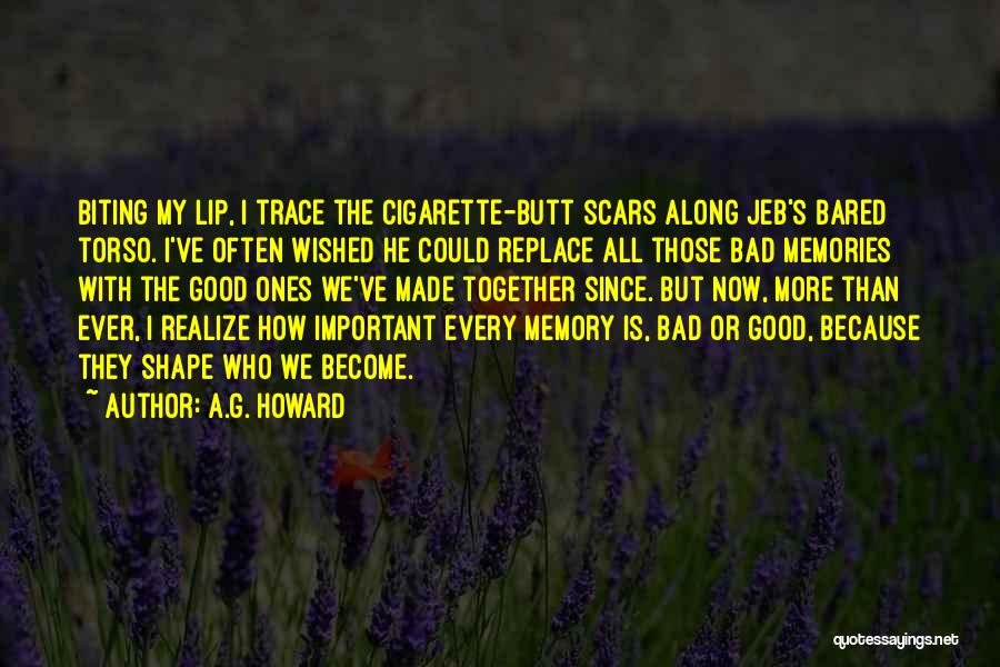 Biting Lip Quotes By A.G. Howard