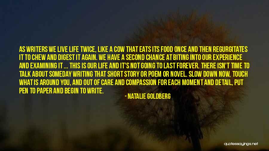 Biting More Than You Can Chew Quotes By Natalie Goldberg Biting More Than You Can Chew Quotes By Natalie Goldberg