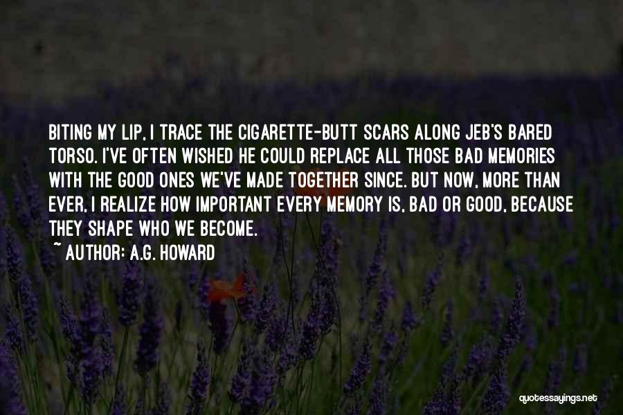 Biting My Lip Quotes By A.G. Howard