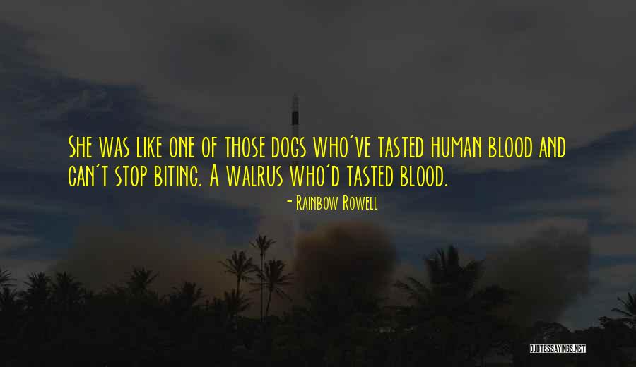Biting Someone Quotes By Rainbow Rowell Biting Someone Quotes By Rainbow Rowell
