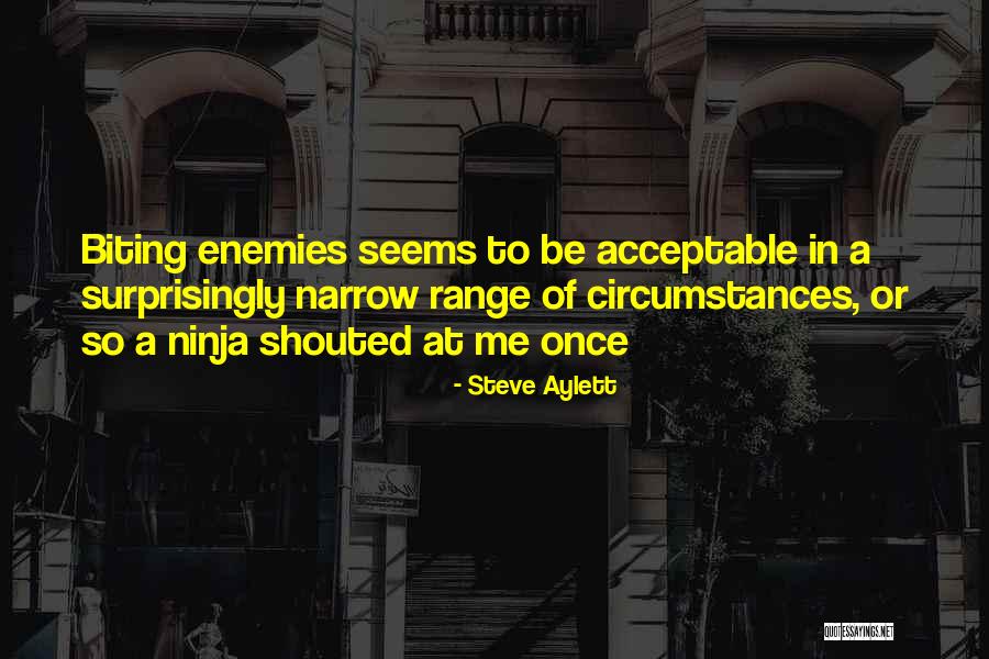 Biting Someone Quotes By Steve Aylett Biting Someone Quotes By Steve Aylett