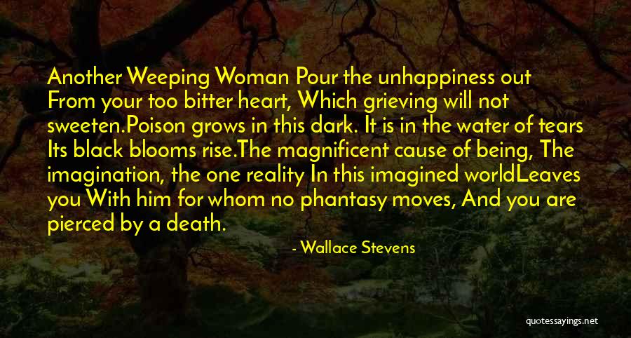 Bitter Black Woman Quotes By Wallace Stevens