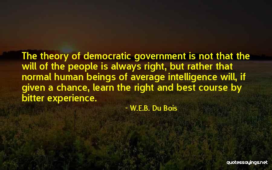 Bitter Experience Quotes By W.E.B. Du Bois Bitter Experience Quotes By W.E.B. Du Bois