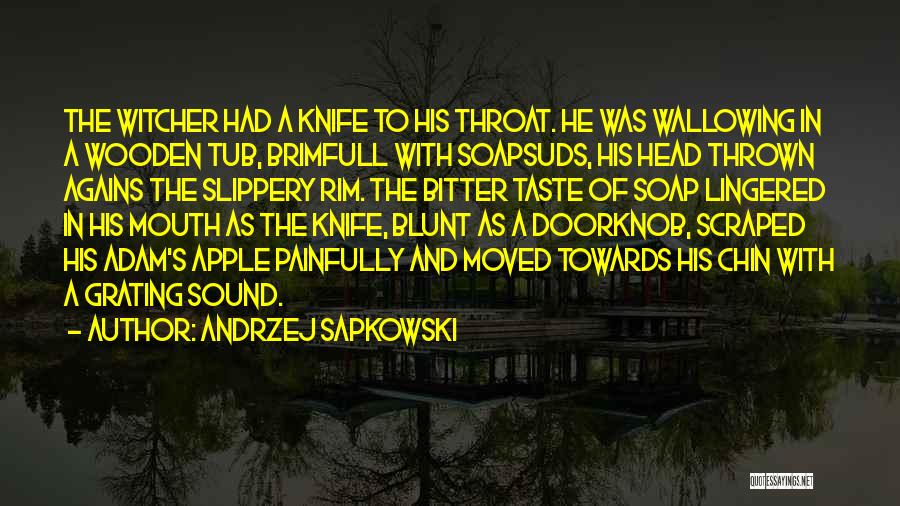 Bitter Taste In My Mouth Quotes By Andrzej Sapkowski