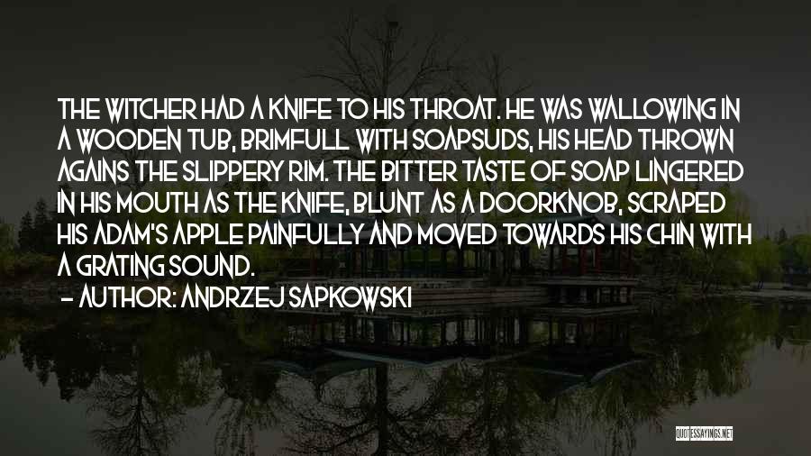 Bitter Taste Quotes By Andrzej Sapkowski