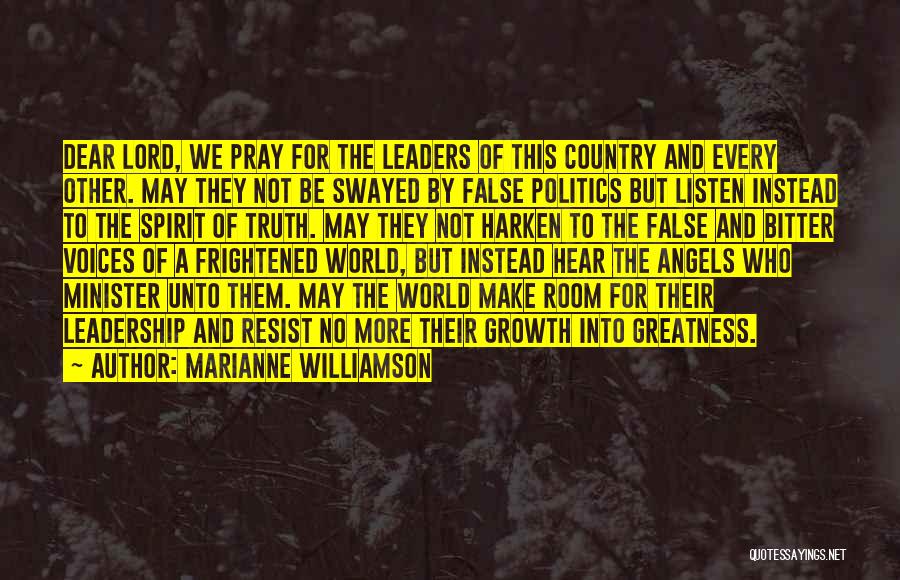 Bitter Truth Quotes By Marianne Williamson