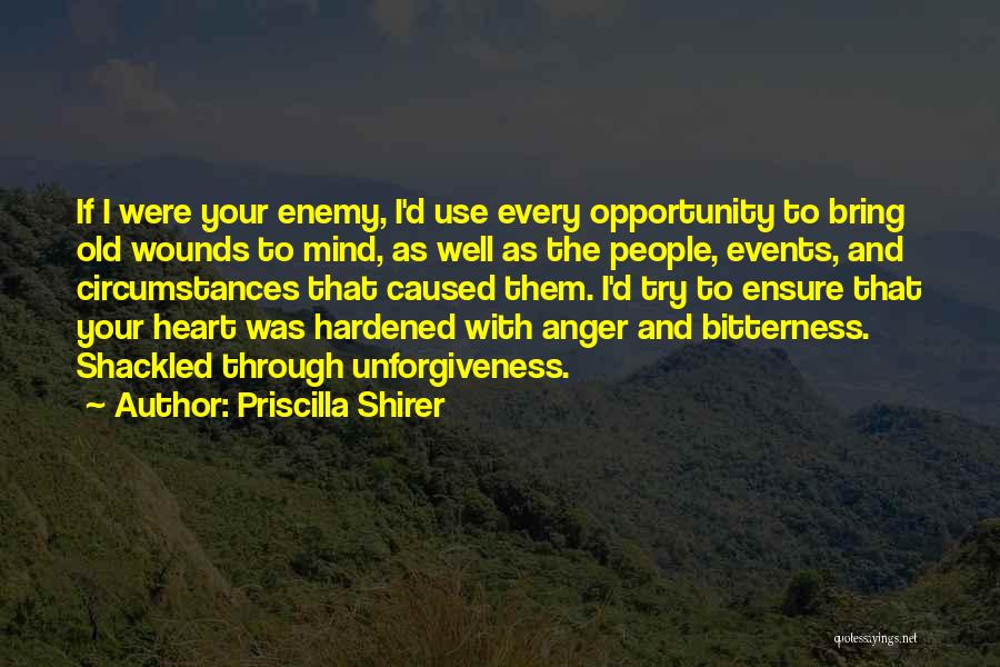 Bitterness And Unforgiveness Quotes By Priscilla Shirer