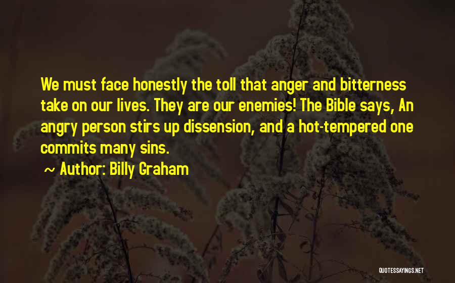 Bitterness In The Bible Quotes By Billy Graham