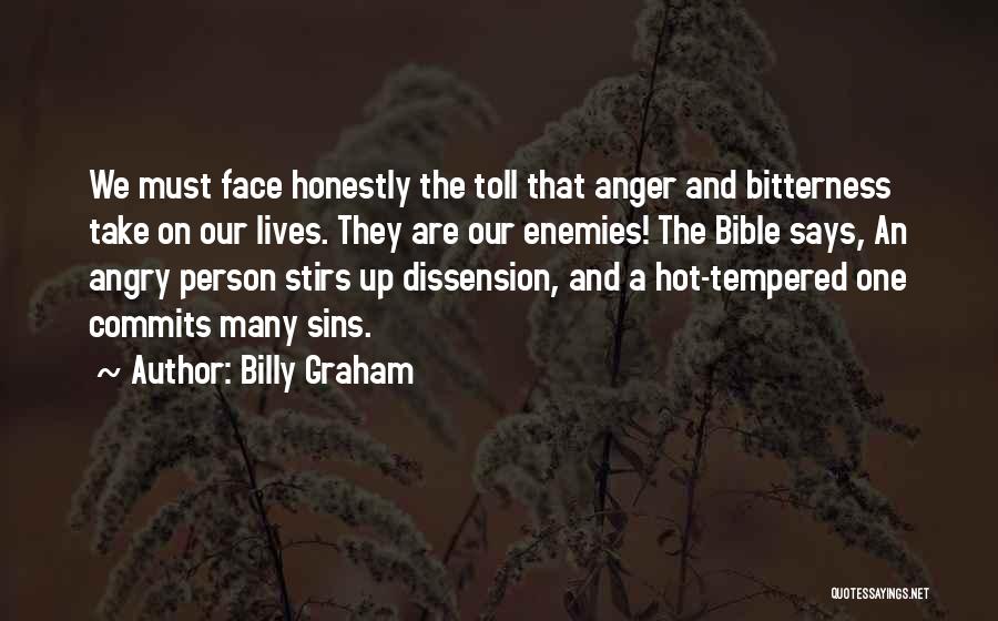 Bitterness Person Quotes By Billy Graham