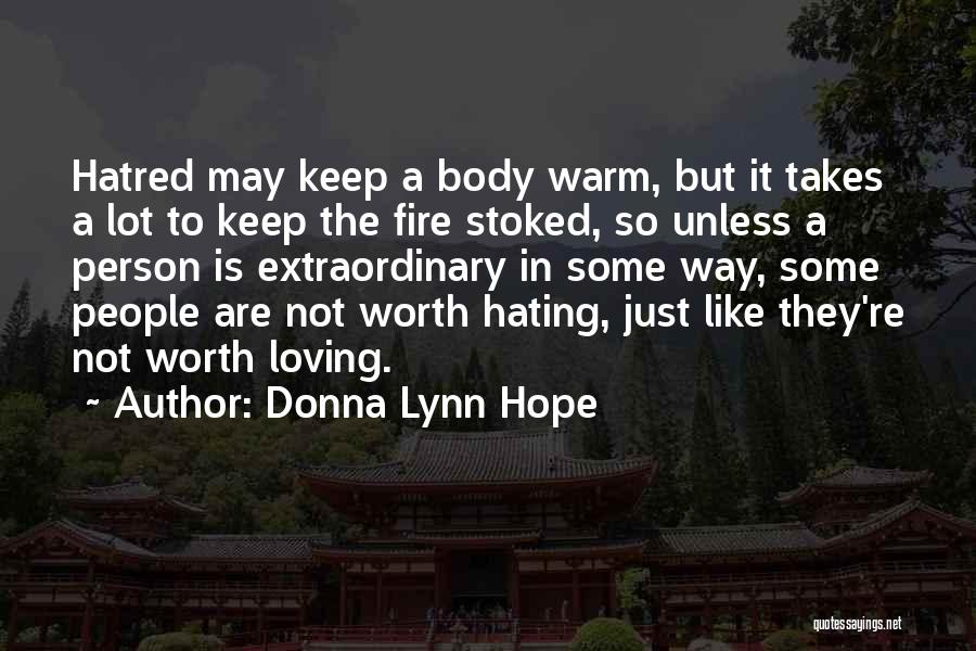 Bitterness Person Quotes By Donna Lynn Hope