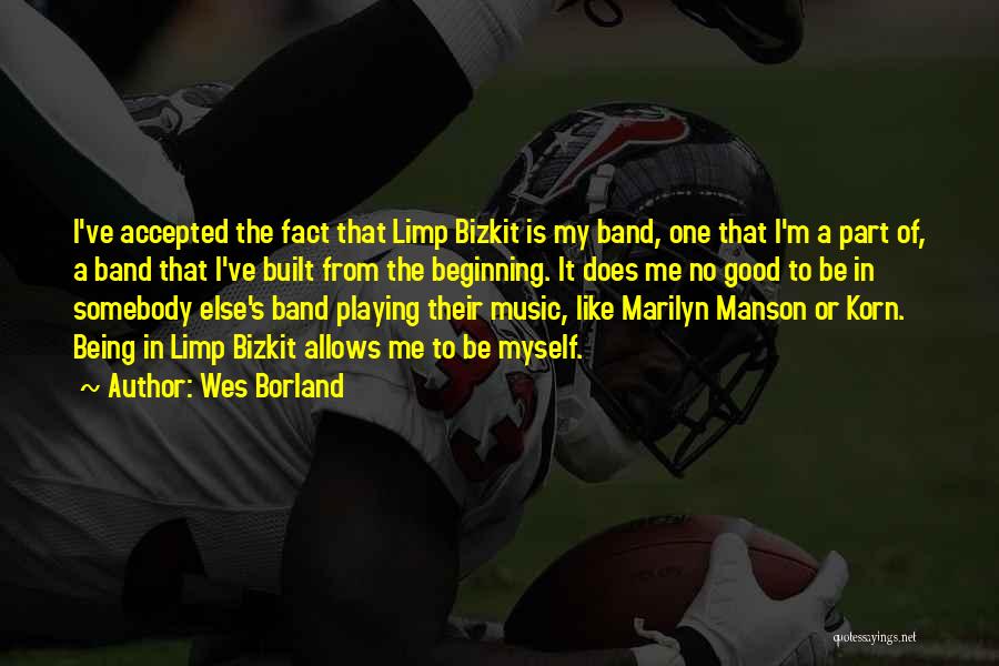 Bizkit Quotes By Wes Borland