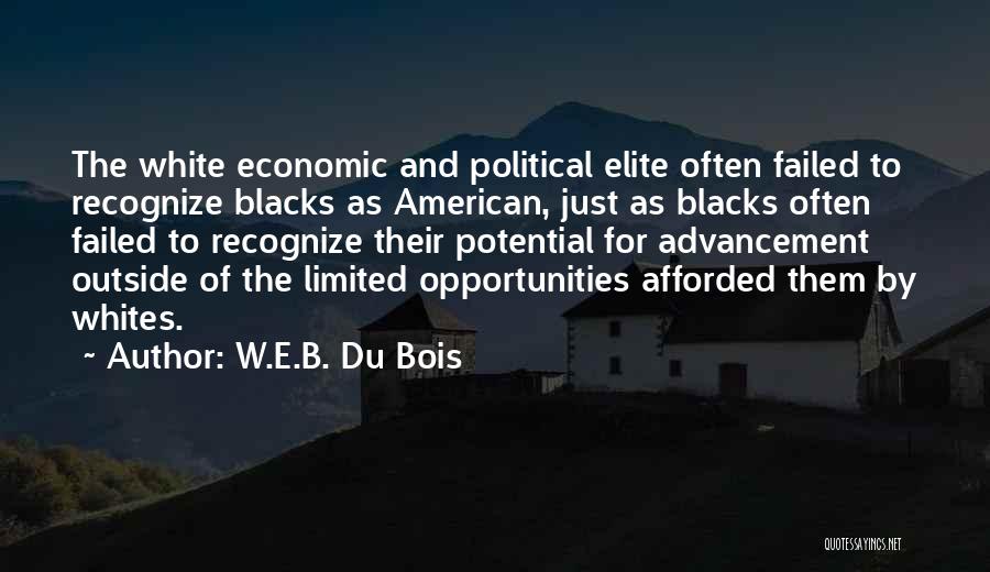 Black American History Quotes By W.E.B. Du Bois