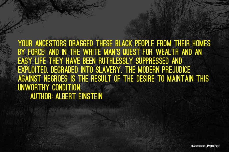 Black Ancestors Quotes By Albert Einstein