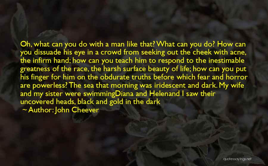 Black And Gold Quotes By John Cheever