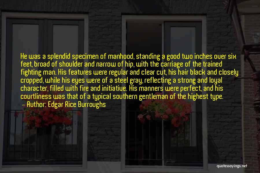 Black And Gray Quotes By Edgar Rice Burroughs