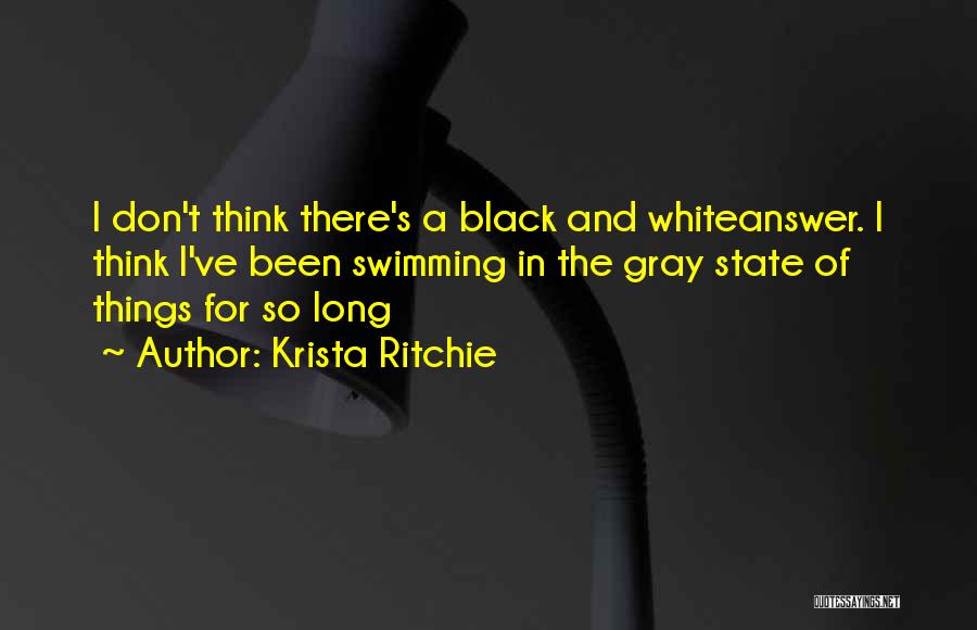 Black And Gray Quotes By Krista Ritchie