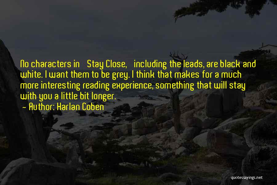 Black And Grey Quotes By Harlan Coben