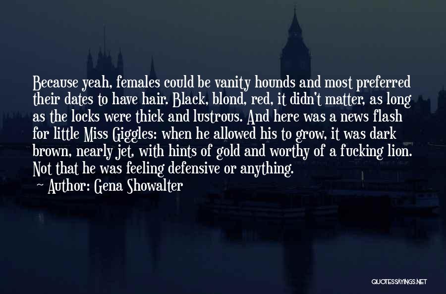 Black And Red Quotes By Gena Showalter