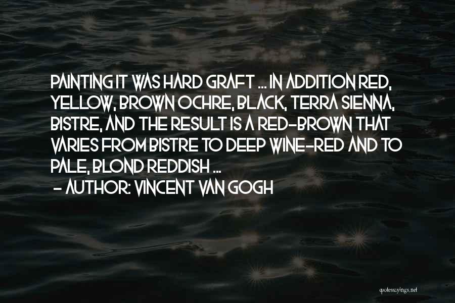 Black And Red Quotes By Vincent Van Gogh